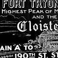 Vintage Cloisters and Fort Tryon Park Poster Photograph by Cole Thompson