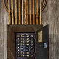 Vintage Electric Panel Photograph by Susan Candelario Vintage Electric Panel Photograph by Susan Candelario