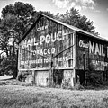 Vintage Mail Pouch Tobacco Barn - Black and White Edition Photograph by Gregory Ballos Vintage Mail Pouch Tobacco Barn - Black and White Edition Photograph by Gregory Ballos