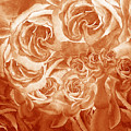 Vintage Rose Petals Abstract Painting by Irina Sztukowski Vintage Rose Petals Abstract Painting by Irina Sztukowski