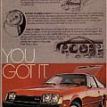 Vintage Toyota Celica Car Poster by Design Turnpike Vintage Toyota Celica Car Poster by Design Turnpike