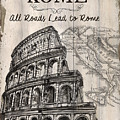Vintage Travel Poster Painting by Debbie DeWitt Vintage Travel Poster Painting by Debbie DeWitt