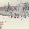 Vintage Winter Scene Print Photograph by Gwen Gibson Vintage Winter Scene Print Photograph by Gwen Gibson
