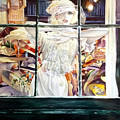 Vitrine - New Orleans - USA Painting by Francoise Chauray Vitrine - New Orleans - USA Painting by Francoise Chauray