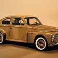 Volvo Pv 544 1958 Painting by Paul Meijering Volvo Pv 544 1958 Painting by Paul Meijering
