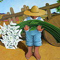 Wagon Lilies Painting by Lance Headlee Wagon Lilies Painting by Lance Headlee