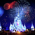 Walt Disney World Fireworks Photograph by Mark Andrew Thomas Walt Disney World Fireworks Photograph by Mark Andrew Thomas