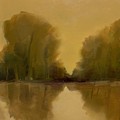 Warm Morning Painting by Michelle Abrams Warm Morning Painting by Michelle Abrams