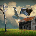 Wash on the Line by Abandoned House Photograph by Randall Nyhof Wash on the Line by Abandoned House Photograph by Randall Nyhof