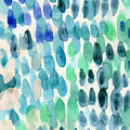 Waterfall 2- Abstract Art by Linda Woods Painting by Linda Woods Waterfall 2- Abstract Art by Linda Woods Painting by Linda Woods