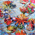 Waterlilly Painting by Jyotika Shroff Waterlilly Painting by Jyotika Shroff