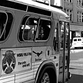 WBRU-FM Bus Sign, 1975 Photograph by Jeremy Butler WBRU-FM Bus Sign, 1975 Photograph by Jeremy Butler