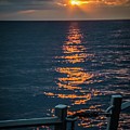 Weather Deck Sunset Photograph by Larkin's Balcony Photography Weather Deck Sunset Photograph by Larkin's Balcony Photography