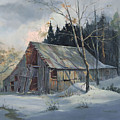 Weathered Sunrise Painting by Michael Humphries Weathered Sunrise Painting by Michael Humphries