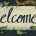 Welcome Tabby Painting by Follow Themoonart
