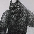 Werewolf Drawing by Sherry Bunker Werewolf Drawing by Sherry Bunker