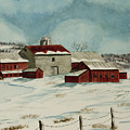 West Winfield Farm Painting by Charlotte Blanchard West Winfield Farm Painting by Charlotte Blanchard
