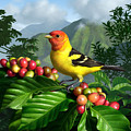 Western Tanager Digital Art by Jerry LoFaro Western Tanager Digital Art by Jerry LoFaro