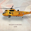 Westland Sea King HAR3 XZ592 Digital Art by Airpower Art Westland Sea King HAR3 XZ592 Digital Art by Airpower Art