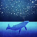 Whale Spouting Stars Digital Art by Laura Ostrowski Whale Spouting Stars Digital Art by Laura Ostrowski