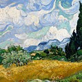 Wheatfield With Cypresses by Van Gogh Wheatfield With Cypresses by Van Gogh
