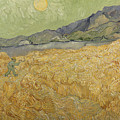 Wheatfield with Reaper by Vincent Van Gogh Wheatfield with Reaper by Vincent Van Gogh