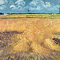 Wheatfield with Sheaves by Vincent van Gogh Wheatfield with Sheaves by Vincent van Gogh