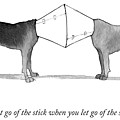 When you let go of the stick Drawing by Will McPhail