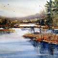 Where Peaceful Waters Flow Painting by Judith Levins Where Peaceful Waters Flow Painting by Judith Levins