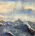 Where Sky Meets Ocean Painting by Steve Karol Where Sky Meets Ocean Painting by Steve Karol