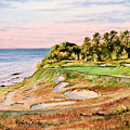 Whistling Straits Golf Course 17Th Hole Painting by Bill Holkham Whistling Straits Golf Course 17Th Hole Painting by Bill Holkham