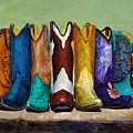 Why Real Men Want to be Cowboys Painting by Frances Marino Why Real Men Want to be Cowboys Painting by Frances Marino