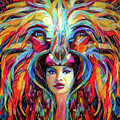 Wild costume Mixed Media by Lilia D Wild costume Mixed Media by Lilia D