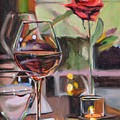 Wine By Candlelight by Donna Tuten Wine By Candlelight by Donna Tuten