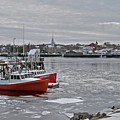 Winter at Newburyport Harbor Photograph by Wayne Marshall Chase Winter at Newburyport Harbor Photograph by Wayne Marshall Chase
