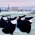 Winter at the Convent Painting by Margaret Loxton Winter at the Convent Painting by Margaret Loxton