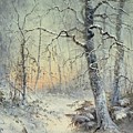 Winter Breakfast Painting by Joseph Farquharson Winter Breakfast Painting by Joseph Farquharson