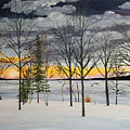 Winter Morning At The Lake by Laura Tasheiko Winter Morning At The Lake by Laura Tasheiko