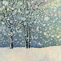 Winter Sonnet Painting by Hailey E Herrera Winter Sonnet Painting by Hailey E Herrera