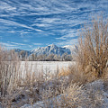 Winter View of Jobes Peak - Gardnerville - Nevada by Bruce Friedman
