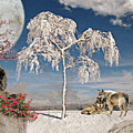 Winter Wonderland Mixed Media by Ally White Winter Wonderland Mixed Media by Ally White