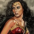Wonder Woman Painting by Joel Tesch Wonder Woman Painting by Joel Tesch