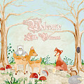 Woodland Fairy Tale - Welcome Little Princess Painting by Audrey Jeanne Roberts Woodland Fairy Tale - Welcome Little Princess Painting by Audrey Jeanne Roberts