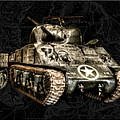 WWII Western Europe Battlefield Tanks Photograph by Weston Westmoreland WWII Western Europe Battlefield Tanks Photograph by Weston Westmoreland