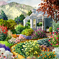 Xeriscape Garden Painting by Anne Gifford Xeriscape Garden Painting by Anne Gifford