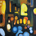 Yellow and Blue Painting by Patricia Arroyo Yellow and Blue Painting by Patricia Arroyo
