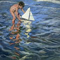 Young Yachtsman Painting by Joaquin Sorolla Young Yachtsman Painting by Joaquin Sorolla