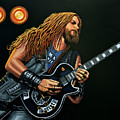 Zakk Wylde Painting by Paul Meijering Zakk Wylde Painting by Paul Meijering
