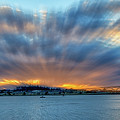 Zoomed Sunset Photograph by Bill Posner