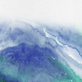 Abstract Blue Watercolor by Naxart Studio Abstract Blue Watercolor by Naxart Studio